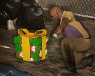 Coach about to get gift-vomited on...