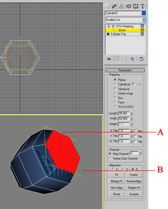 UVW Map parameters