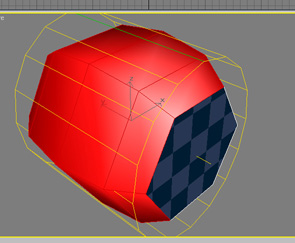 Cylindrical UVW Map projection